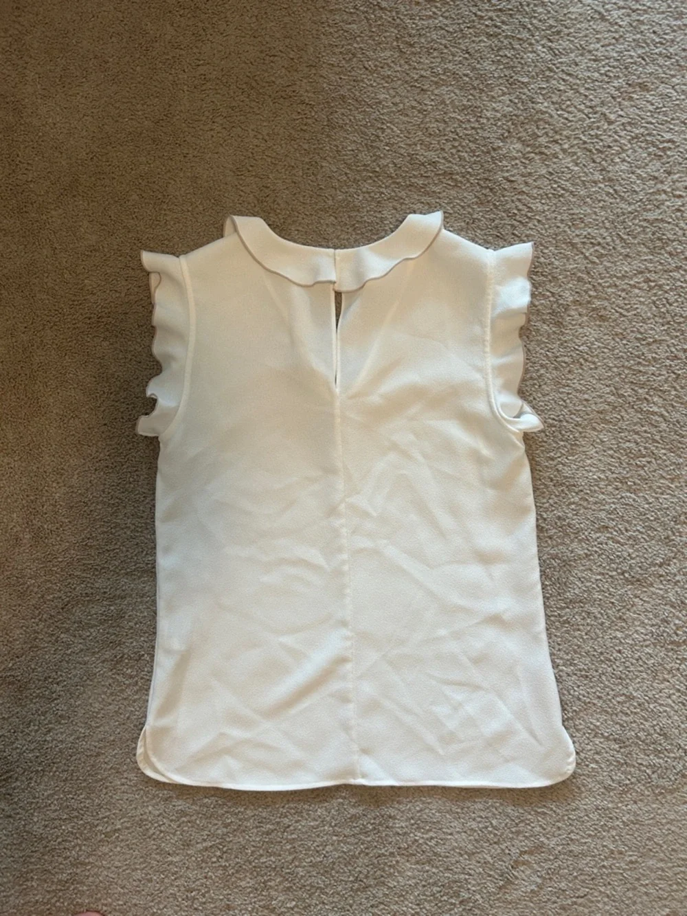 REISS Rosa Blouse with Ruffle Detail - Picture 4 of 5